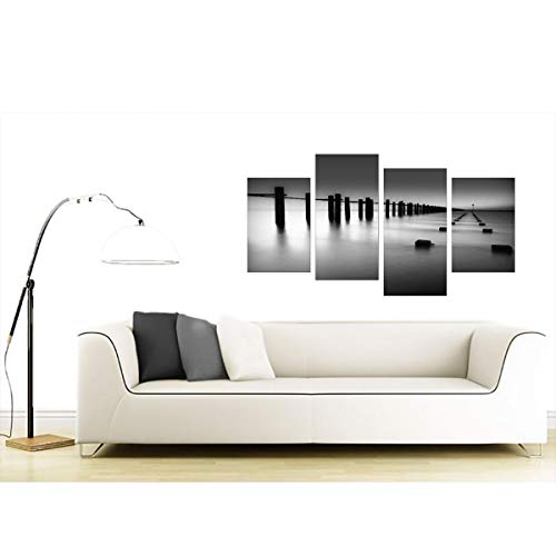 Wallfillers Cuadros en Lienzo Grande Blanco y Negro Imágenes XL 4085