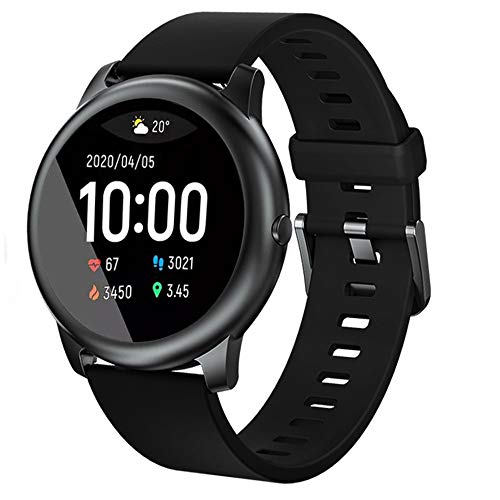 WARMTUYO Smartwatch,Reloj Inteligente con Pulsómetro,Cronómetros,Calorías,Monitor de Sueño,Podómetro Pulsera Actividad Inteligente Impermeable IP68 Smartwatch Hombre Reloj Deportivo