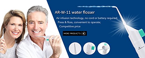 Water Flosser con capacidad del tanque: 1000ml, 360 ° Rotary consejos para limpiar todo el area de la boca (FC-188G)
