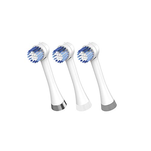 Waterpik OTRB-3EW - Pack de 3 Cabezales de Recambio para Cepillo Triple Complete Care, Blanco