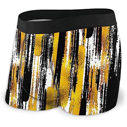 Web--ster Men 'S Boxer Briefs Grunge Acuarela Pincelada Expresionista Fondo Pintura Efectos