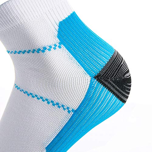 Weekend Peninsula 5 Pares Calcetines de Running Deportivos Compresión Ligera Hombres Mujer de Deporte Transpirables (EU 39-42, Azul - 5 Pares)