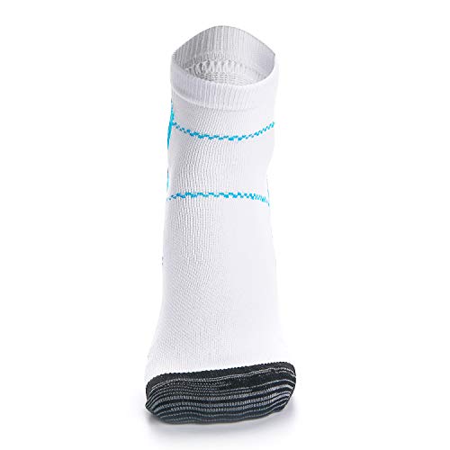 Weekend Peninsula 5 Pares Calcetines de Running Deportivos Compresión Ligera Hombres Mujer de Deporte Transpirables (EU 39-42, Azul - 5 Pares)