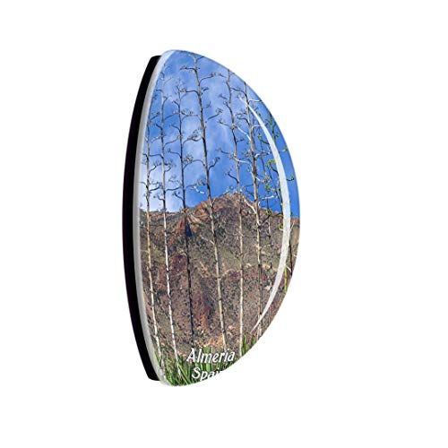 Weekino España Nihal Nature Park Almeria Imán de Nevera 3D de Cristal de la Ciudad de Viaje Recuerdo Colección de Regalo Fuerte Etiqueta Engomada refrigerador