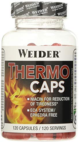 Weider Pack Duo Thermocaps (2 botes de 120) 240 cápsulas. Quemador de grasa potente para adelgarzar