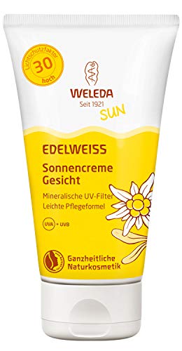 Weleda Edelweiss Protección solar facial, FPS 30, 50 ml
