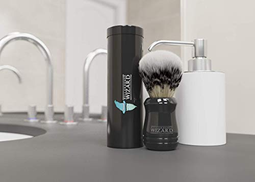 Well Groomed Wizard Brocha de Afeitar para Hombres Pelo de Tejón Sintética