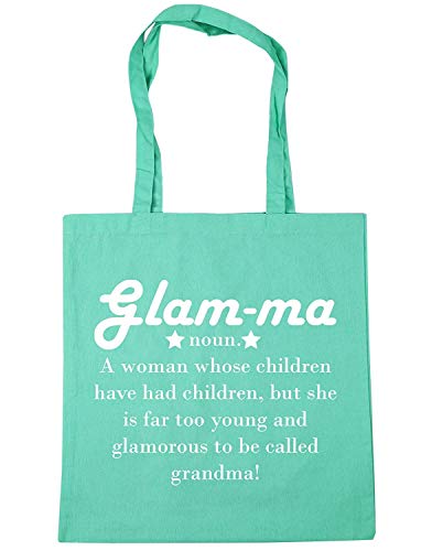 WENNUNA Glam-ma Definición de una glamurosa abuela bolsa de compras gimnasio playa bolsa