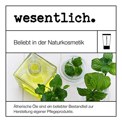 wesentlich - Aceite de citronela, aceite esencial puro, 100% natural en botella de cristal (10 ml)