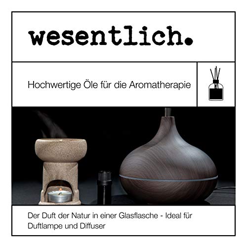 wesentlich - Aceite de citronela, aceite esencial puro, 100% natural en botella de cristal (10 ml)
