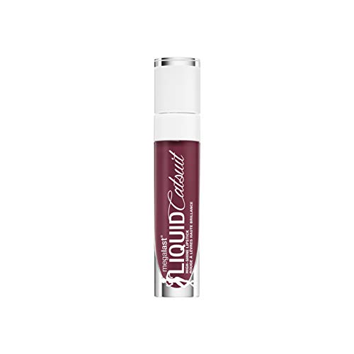 Wet n Wild MegaLast Liquid Catsuit Hi-Shine Lipstick (Wine Is The Answer) - Pintalabios Líquidos con Acabado Brillo