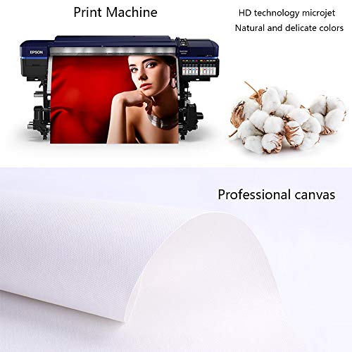 Wfmhra Imágenes de impresión de Alta definición de Letra Simple BeYOU, póster de decoración del hogar para habitación de niños 50x70 cm sin Marco