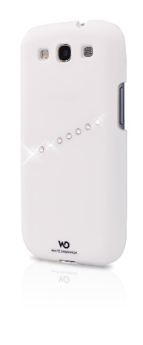 White Diamonds Sash funda para teléfono móvil Blanco - Fundas para teléfonos móviles (Funda, Samsung, Galaxy SIII, Blanco)
