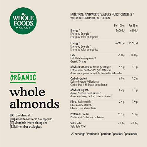 Whole Foods Market - Almendras ecológicas - 500 g