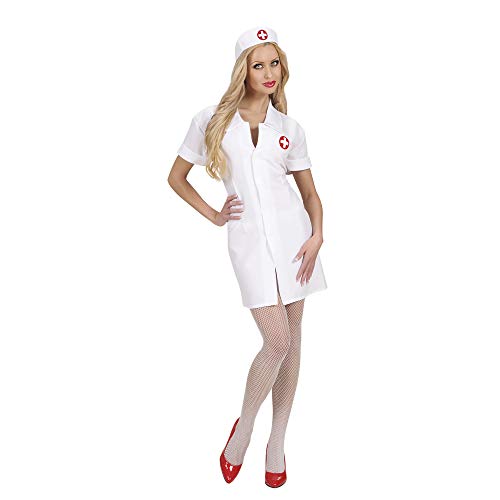 WIDMANN Sancto - Disfraz de enfermera de hospital adultos, talla XL (7203X)