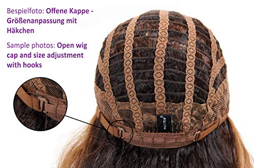 WIG ME UP- Peluca, negro, estilo Mia de Pulp Fiction (7803-2)