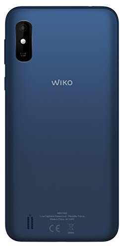 WIKO Y81 - Smartphone 4G de 6,2”HD+ (4000mAh para dos días de uso, memoria de 32GB, cámara trasera de 13MP, Desbloqueo Facial, Dual SIM, Quad Core 1,8GHz, 2 GB de RAM, Android 10 Go Edition) Deep Blue