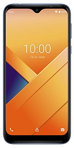 WIKO Y81 - Smartphone 4G de 6,2”HD+ (4000mAh para dos días de uso, memoria de 32GB, cámara trasera de 13MP, Desbloqueo Facial, Dual SIM, Quad Core 1,8GHz, 2 GB de RAM, Android 10 Go Edition) Deep Blue