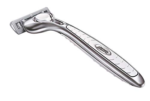 Wilkinson Sword Pack FFP ECO Box Quattro Titanium - Kit de Maquinilla de Afeitar de 4 Hojas de Titanio para Hombre + 9 Recambios de Cuchillas, Afeitado Manual Masculino