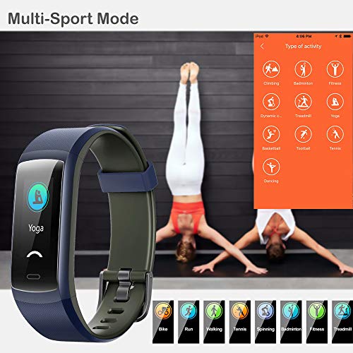 Willful Pulsera de Actividad, Pulsera Inteligente con Pulsómetro Reloj Inteligente Impermeable IP68 Pulsera para Deporte Pulsera Actividad Inteligente para Mujer Hombre para Android iOS Teléfono