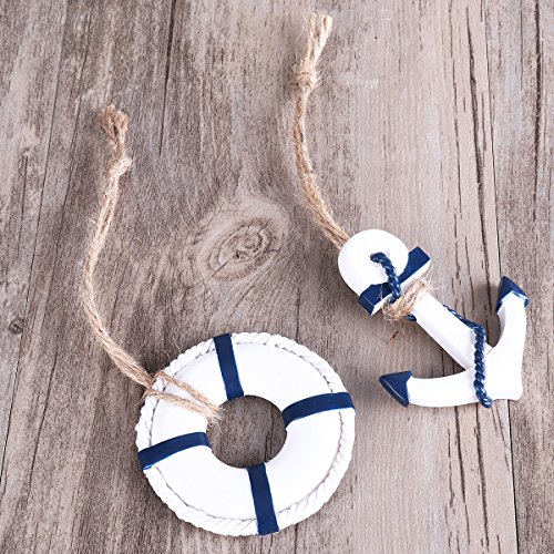 WINOMO 10pcs Imánes Del Refrigerador Nevera Lindo Estilo Mediterráneo Náutico Decoración Ornamentos Colgantes