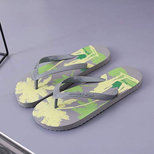 WMHA Xieke127-x La Nueva Goma de Palma Zapatillas Sandalias Hombres párrafo de Verano Las Sandalias al por Mayor de Camuflaje Desgaste Flip Externa Antideslizante (Color : Pink Fish, Size : 9/9.5 UK)