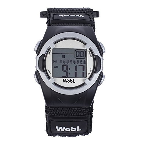 WobL - NEGRO 8 Alarm Reloj Recordatorio Vibratorio