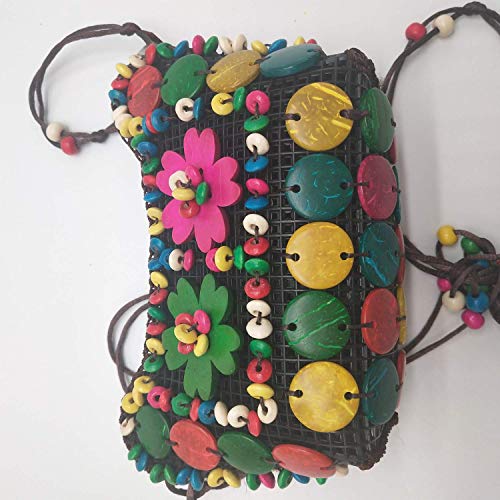 Wohlstand Bandolera para Mujer,Mini Bolso de Teléfono Móvil Bandolera Mujer,teléfono Bolsa,Bolso de Flores de Hippie Colorido