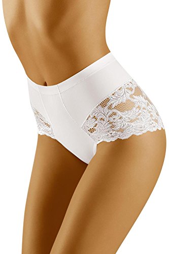 Wolbar Bragas para Mujer WB184, S, Blanco
