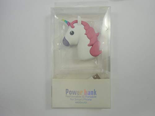 WoloShop Batería Cargador PVC 2600mAh Emoji Smartphone Powerbank (Unicornio)