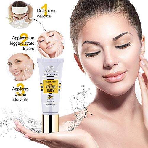 Wonder Bee, serum facial con veneno de abeja, antiedad y tonificante (30 ml) - LR Wonder Company