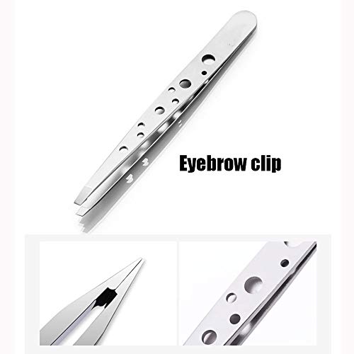 WPCBAA Kit de Corta uñas Uñas Tijera/Pinza/Pinza de Oreja/Corte de Pelo en la Nariz/Utilidad de Lima de manicura Set de Limpieza Limpiador de Herramientas Caja de Dedo del pie cortaúñas Corta