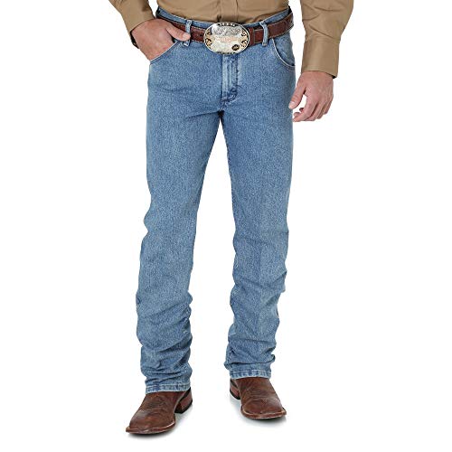 Wrangler Jean de rendimiento premium para hombre con corte de vaquero y comodidad avanzada -  Azul -  40W x 38L