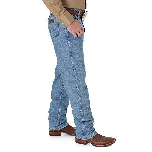 Wrangler Jean de rendimiento premium para hombre con corte de vaquero y comodidad avanzada -  Azul -  40W x 38L