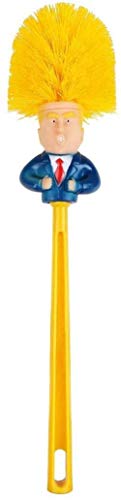 WSNFQ Cepillo de baño Donald Trump, Cepillo de baño Creativo e Interesante, Cepillo de Limpieza doméstico de Broma, Utilizado para la Limpieza Profunda del Inodoro (Me Gusta)