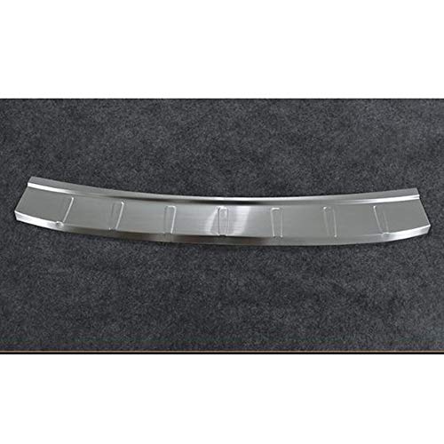 WXQYR 1 unid Textura de Acero Inoxidable Exterior del Parachoques del Maletero del pie de la Puerta Trasera de la Placa de protección antiarañazos para Volvo XC60 2009-2014