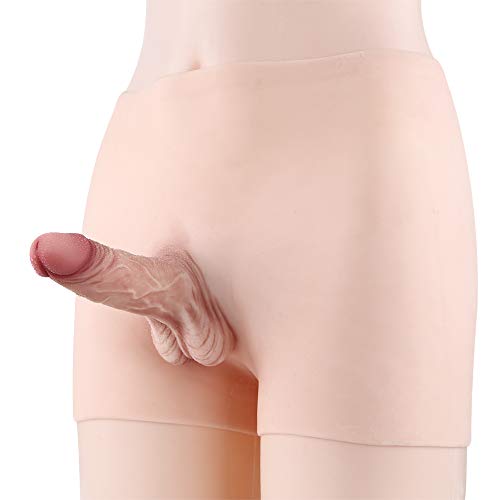 WYCD Dǐdǒs Fǒr Mèn Gáy 15 Cm / 5 91"Doble Cabezal Dîldɔ De Tamaño Natural Suave Y Seguro con Ventosa para Juegos De Dormitorio con Estilo Pintado,L