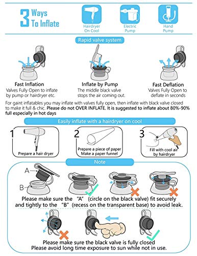 WYFDM Anillo de Diamante Inflable Flotador para Piscina - Anillo de Compromiso Fiesta de Despedida de Soltera Estagador de natación al Aire Libre Salón Flotante para Adultos y niños