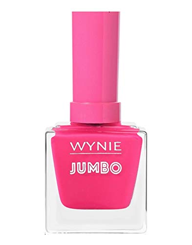 WYNIE JUMBO Nail Polish 029 - Esmalte de Uñas Secado Rápido Larga Duración tamaño Jumbo tono Rosa Neón - 14ml