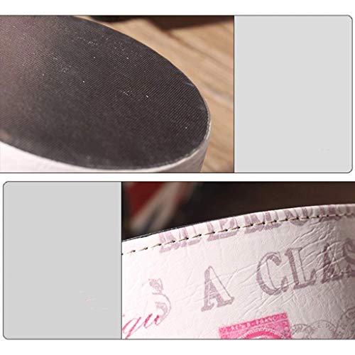 WYZQ Botes de Basura, Papelera Retro Papelera, Cubos de Basura sin Tapa, Capacidad de 2.9 galones-galones, para baños, dormitorios, cocinas, Florerías Basureros (Color: Mariposa Verde Verde), Garba