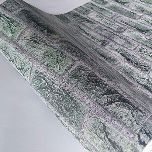 WZC Papel tapiz creativo- Papel tapiz 1 * 0.6M Más grueso Autoadhesivo Mosaicos 3D impermeables Patrón de ladrillo Etiqueta de la pared Sala de estar Dormitorio Fondo Decoración de