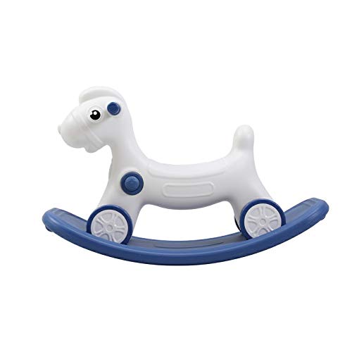 WZHZJ Caballo de oscilación bebé de un año de Madera for niños Caballo Viejo bebé Regalo Deslizante de Doble Uso Multifuncional del Caballo de oscilación Yo Yo Coche