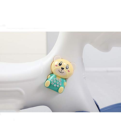 WZHZJ Caballo de oscilación bebé de un año de Madera for niños Caballo Viejo bebé Regalo Deslizante de Doble Uso Multifuncional del Caballo de oscilación Yo Yo Coche