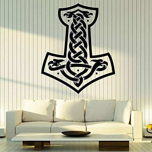 wZUN Pegatinas de Pared Vikingos Dormitorio Sala de Estar decoración Vinilo Pegatina Arte Mural 50X61cm