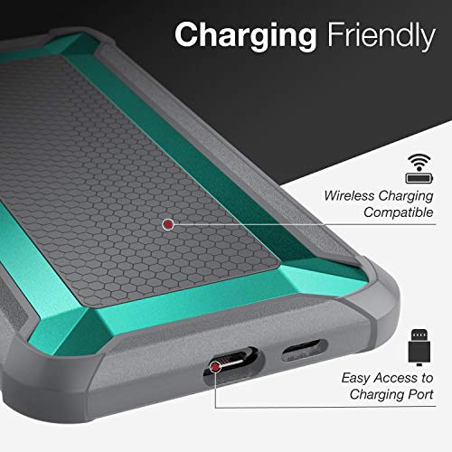 X-Doria Defense Tactical Series, iPhone 11 Pro MAX Case - Heavy Duty Protection with Drop Shield, Military Grade Drop Tested Case for Apple iPhone 11 Pro MAX, (Teal)