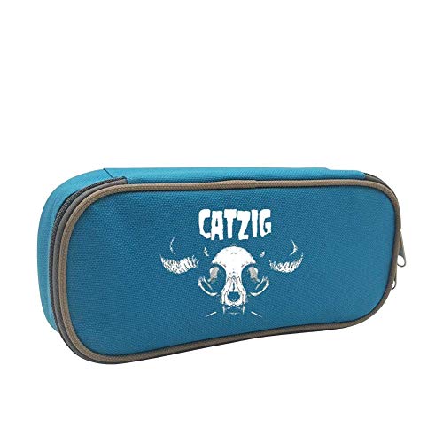 XCNGG Bolsa de papelería estuche estuche para lápices Catzig Pen Bag Large Capacity Student Stationery Bag Pencil Case Dual Zippers