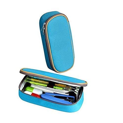 XCNGG Bolsa de papelería estuche estuche para lápices Pencil case,Large Capacity Ak-ATS-uki pa-in Student Pencil Box Stationery Bag, Multifunctional Zipper Storage Bag for Students and Adults, School