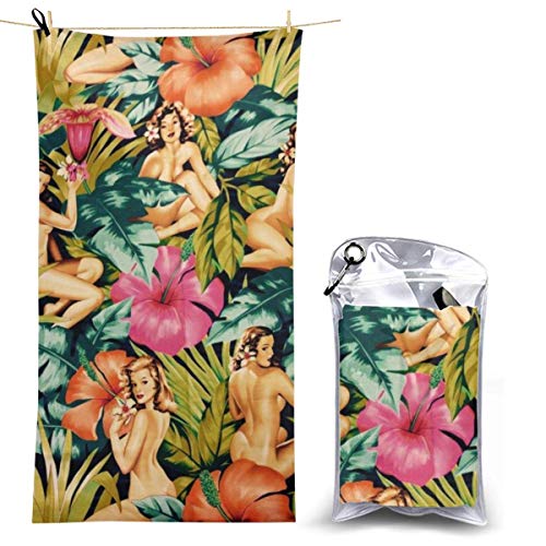XCNGG Toalla de Playa de Microfibra, patrón Toalla de Secado rápido rápido Manta Toallas de baño Ligeras, absorbentes Suaves y sin Arena para Playa, baño, natación, Viajes