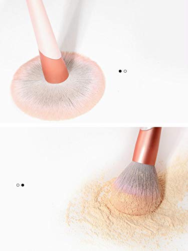 XFDSF Profesional Síntesis Kabuki Brochas De Maquillaje Real Techniques Premium Base Polvos Blending Face Powder Blush Concealers Contorno De Los Labios Cosméticas Pincel de maquillaje 6 piezas