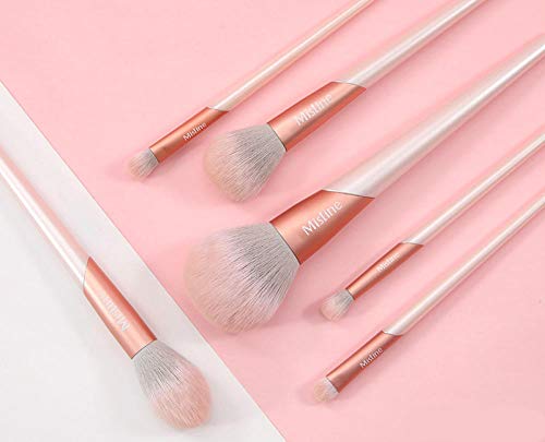 XFDSF Profesional Síntesis Kabuki Brochas De Maquillaje Real Techniques Premium Base Polvos Blending Face Powder Blush Concealers Contorno De Los Labios Cosméticas Pincel de maquillaje 6 piezas